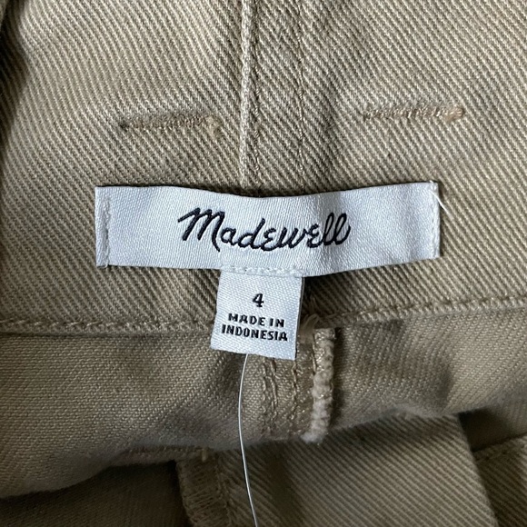 New! Madewell Paperbag Trench Trousers in (Re)generative Chino 35184 - Picture 14 of 16